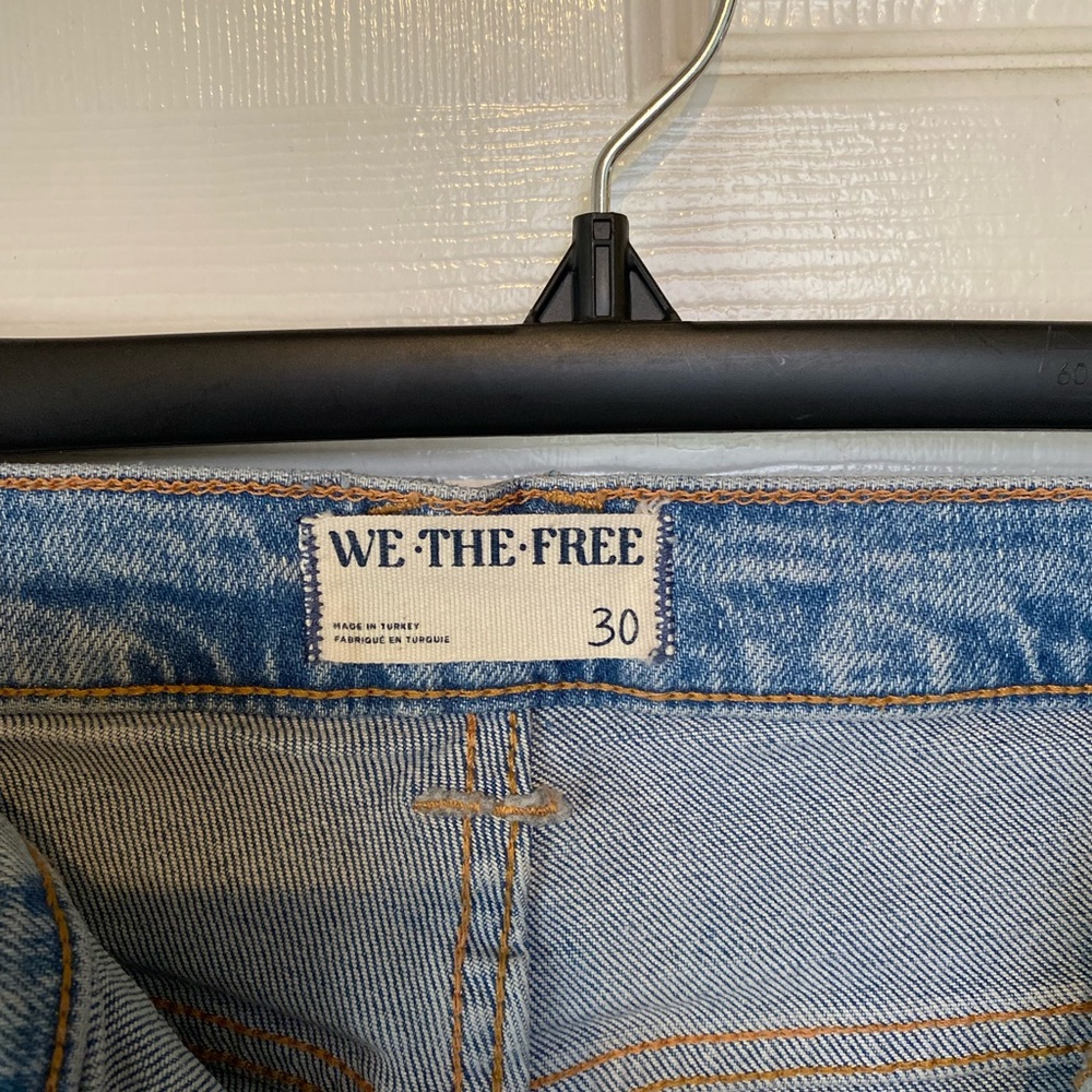 We The Free Blue Classic Denim Jeans